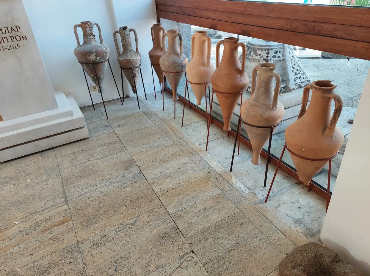 Izlošci u muzeju u Sozopolu