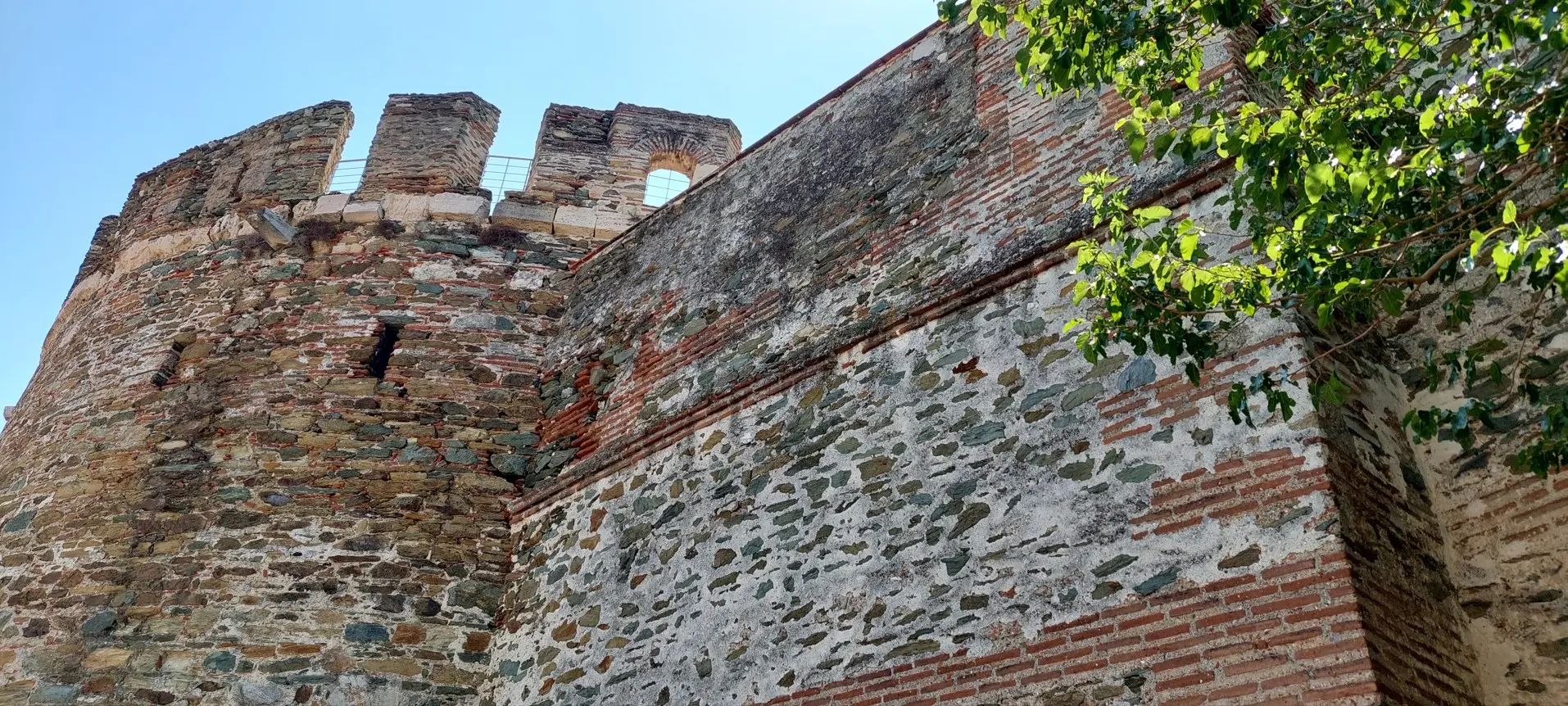 Detalj bizantskih zidina