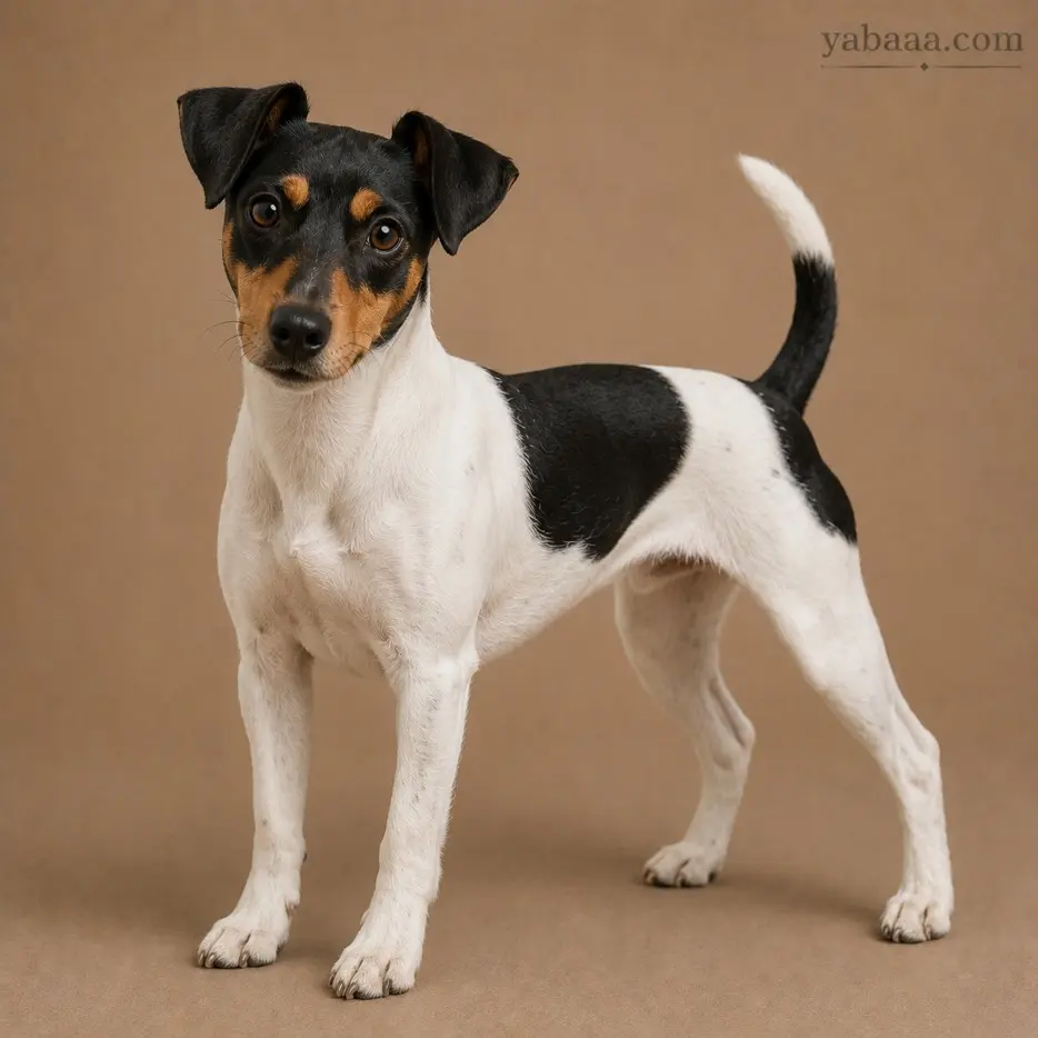 Brazilian Terrier standing portrait – small athletic terrier dog breed