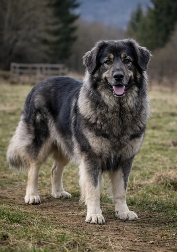 Kraški ovčar – celoten portret zdravega slovenskega pastirskega psa v naravi