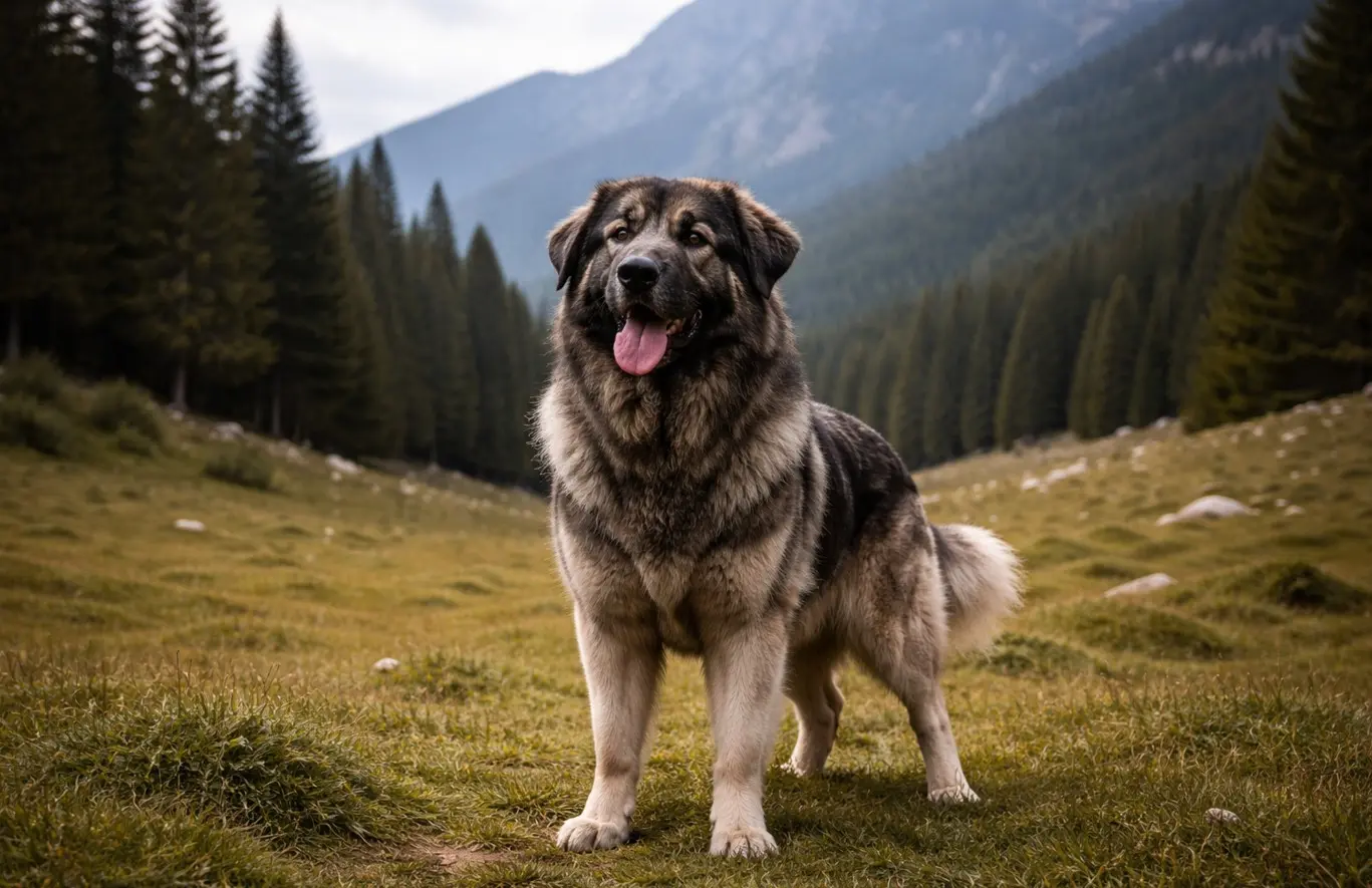 Kraški ovčar v gorski naravi Slovenije – zdrava in aktivna pastirska pasma