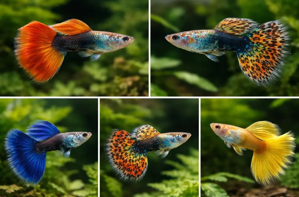 Gupi z oranžnim repom