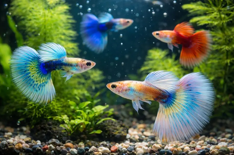 Gupi z lepimi plavutmi