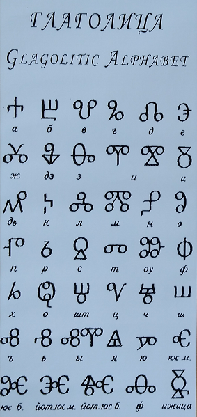 Glagoliza , Glagolitic script