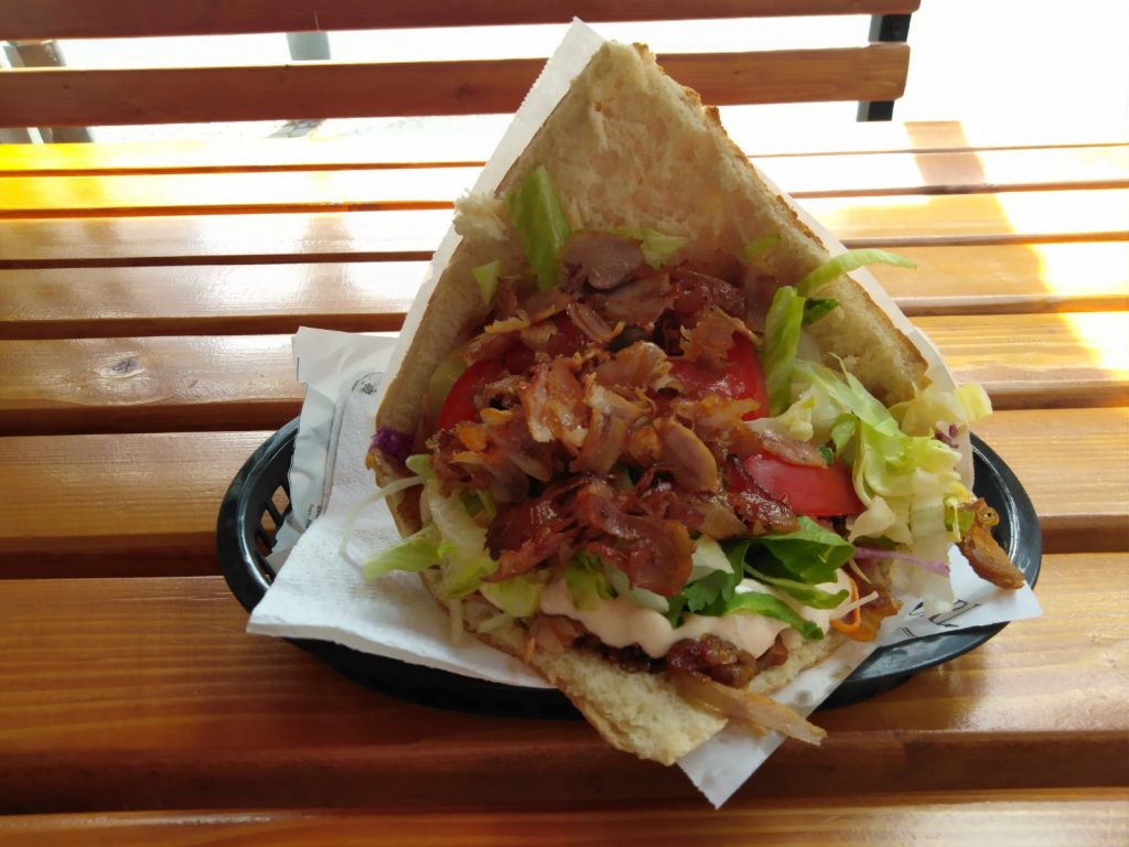 typowy kebab w Niemczech