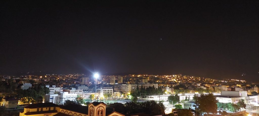 Thessaloniki på natten